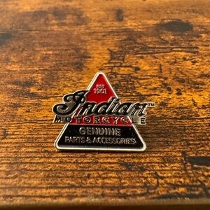 Vintage Indian Motorcycle Genuine Parts and Accessories Pin
